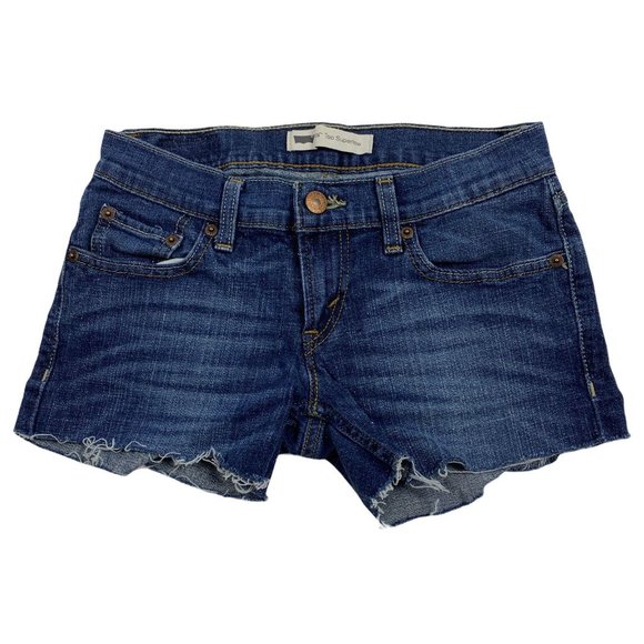 Levi's Pants - Levi's Sz 25 Cut Off Denim Shorts Raw Distress Hem